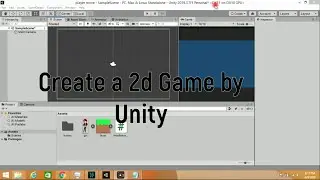 How to create a 2D game in unity (1.create player and ground)