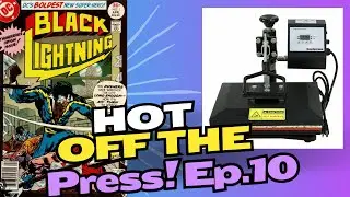 Cleaning and pressing Black Lightning #1 comic book how to