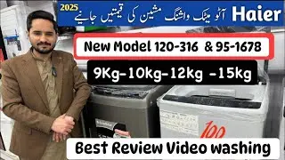 Haier Automatic washing Machine Price 2025 |All model All size Guide and best Review