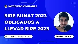 SIRE SUNAT 2023 |Obligados a llevar SIRE SUNAT 2023 | 
