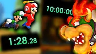 Beating New Super Mario Bros Wii in One Sitting