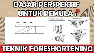 Dasar Perspektif untuk pemula  :Teknik Foreshortening