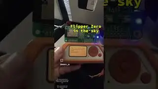 A Hacking Device in Aeroplane #cybersecurity #flipperzero #viralvideo #aeroplane