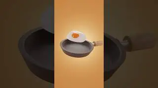 Fried Egg in Blender - 3D Tutorial 