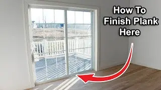 How to Finish Vinyl Plank to Exterior Doors|Vinyl Plank Installation