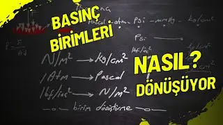 basınç birimlerini dönüştürme işlemleri