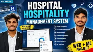 🏥 Hospital Hospitality Management System | Full Stack Web + Machine Learning Project 