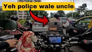 Aise bhi hote hai POLICE wale - MUMBAI  || RiderGirl Vishakha🇮🇳
