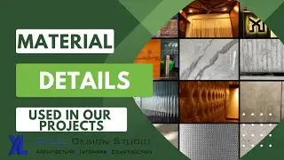 Material Details of Architecture and Interior design used in our all projects #Chennai #exceldesign