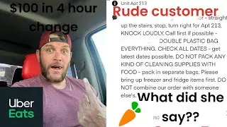 Can you make $25 an hour mid day using Instacart and Uber eats? Rude customers $25 an hour challenge