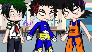 MHA|| MHA Meets Goku and Vegeta!|| Gachaclub || DBZ
