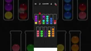 Ball Sort Color Water Puzzle Level 251-260 Walkthrough Solution iOS/Android