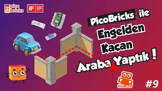 PicoBricks ile Engelden Kaçan Araba Yaptık! PicoBricks Öğreniyorum #9