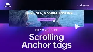 How To Add Scrolling Anchor Tags in Framer