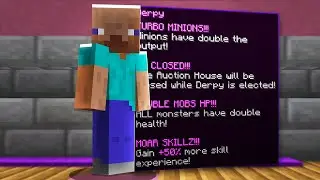 INSANE OP New Mayor Derpy, Hypixel Skyblock!