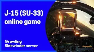 Noob  in online DCS World J-15 (SU-33) - 2 #dcsworld #multiplayer #growlingsidewinder