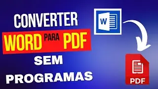 Como converter WORD para PDF - Duas dicas -