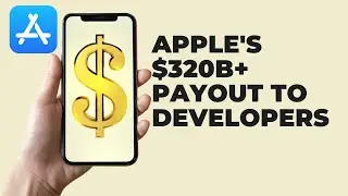 Apple App Store Developer Earnings (2014–2023, in Billion USD)