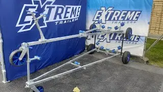 e-trailers at the Extreme Marine stand, Southampton Boat Show 2022