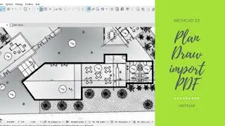 Archicad 22 | Plan Draw import PDF