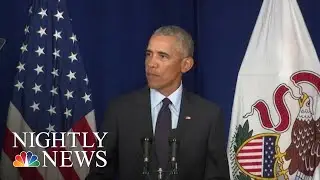 Barack Obama Takes On President Donald Trump For First Time Since Leaving office | NBC Nightly News