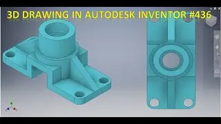 3d drawing tutorial for Beginners in Autodesk Inventor || Drawing Tutorial || Inventor Tutorial | 3d