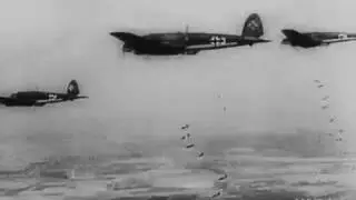 England Island Under Blitz WW II