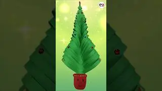 DIY Paper Christmas Tree Craft for Kids | Fun Holiday Activity! #kidscraft #christmascrafts #kids