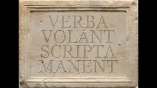 VERBA VOLANT, SCRIPTA MANENT (Detti e Proverbi)
