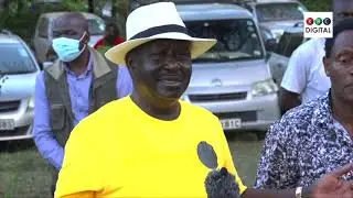 Raila Odinga in Voi to drum up support for BBI