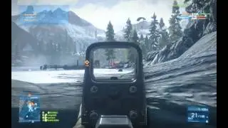 BF3- Eotech Sniping M417 on everyone's favorite sniper map