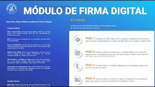 Entrar al Módulo de Firma Digital de la CCSS