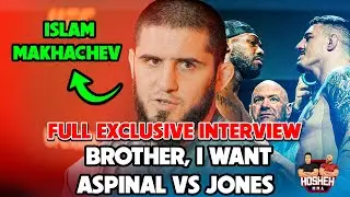 Islam Makhachev - full interview in Abu Dhabi.