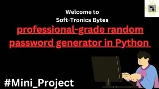 Random Password Generator in Python 