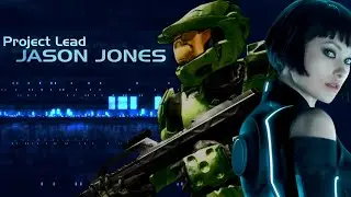 Halo 2 Credits With Tron Legacy End Credits Theme #tron #halo #masterchief