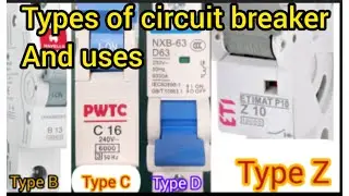 Which MCB should I use? Type B, C, D, K & Z