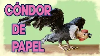 Cómo hacer un Cóndor andino de papel | Escultura