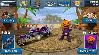 Pulsar Happy with special Discord decal | Beach Buggy Racing 2