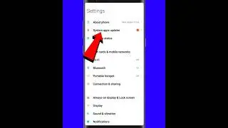 How To Update System In Mobile Seting 📲 #technology #shorts Pk Babu Technical