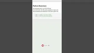 Python Competative Exams || Interview Questions || Python Sets with Source Code # shorts # python