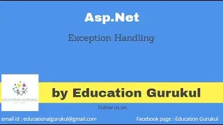 Exception Handling | Error Handling | Try-Catch-Finally | Asp.net Tutorial | Education Gurukul