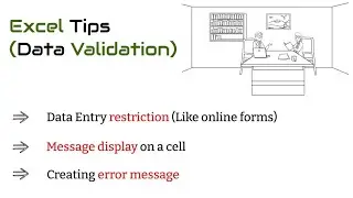Data Validation | Data Restriction | Error Message Display