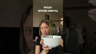 ПРОБУЮ МОРСКОЙ ВИНОГРАД…. #shortvideo #обзор #блог #vlog #топ #shorts #рек #рекомендации #влог