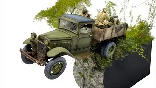 Soviet GAZ AA on the run / for my next diorama scale 