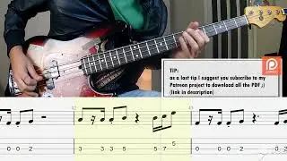 Rita Ora - Ask & You Shall Receive BASS COVER + PLAY ALONG TAB + SCORE