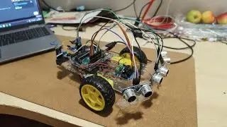 Arduino Robot Car | Fuzzy Logic Obstacle Avoidance Robot Car 2WD with Ultrasonic Sensor