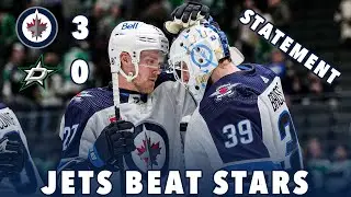 HUGE WIN! Jets Shutout Stars 3-0 (Game Recap + Highlights)