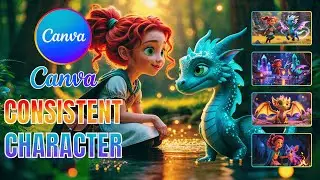 Full Course - How to Create 🎭Multiple Consistent Character 3D Videos🎥 with CANVA & FREE AI Tools