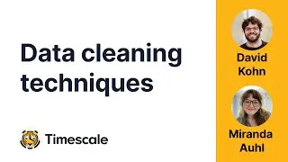 Linear Tig(e)ression: Data Analytics - Cleaning your data in TimescaleDB