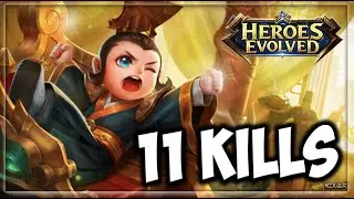 Heroes Evolved - Ying Zheng Build | New Hero | Ranked Gameplay